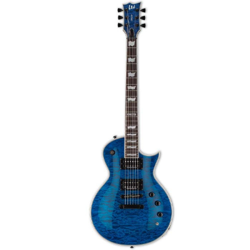 LTD EC1000 Piezo See Thru Blue