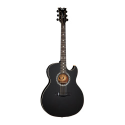Dean Exhibition Acoustic Electric Black Satin