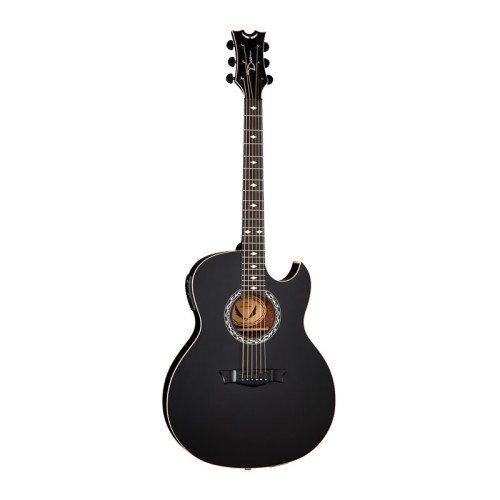 Dean Exhibition Acoustic Electric Black Satin