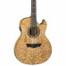 Dean Exhibition Quilt Ash 12 String Gloss Natural