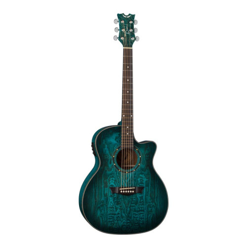Dean Exotica Quilt Ash A E Trans Blue Satin