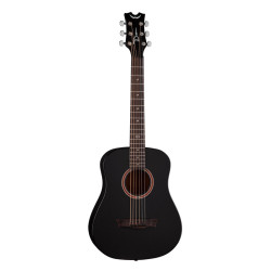 Dean Flight Mahogany Travel Guitar BKS