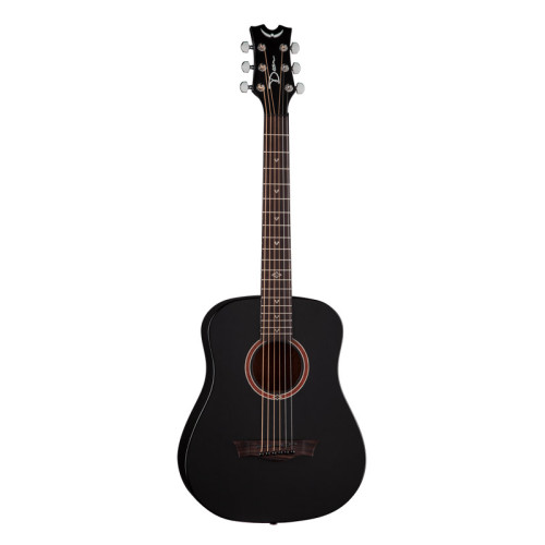 Dean Flight Mahogany Travel Guitar BKS