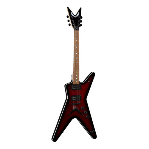 Dean MLX Flame Top Trans Red