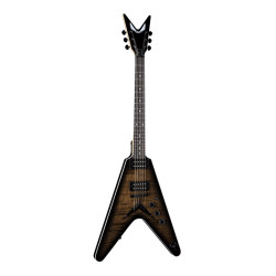 Dean VX Flame Top Charcoal Burst