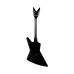 Dean Z 79 Flame Top Trans Black