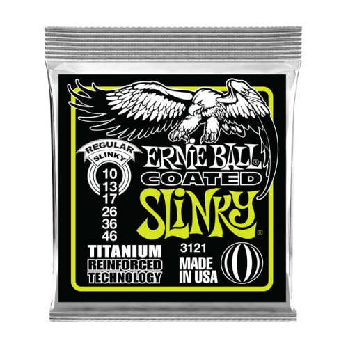 Ernie Ball Coated Slinky 10-46 Titanium