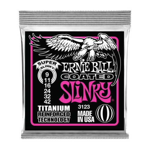 Ernie ball Coated Slinky 9-42 Titanium
