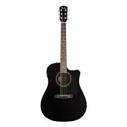 Fender CD 60SCE Dreadnought Black WN