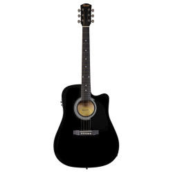 Squier SA 105CE Dreadnought Cutaway BK