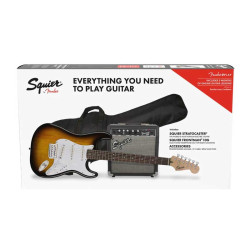 Squier Strat Pack LRL Brown Sunburst