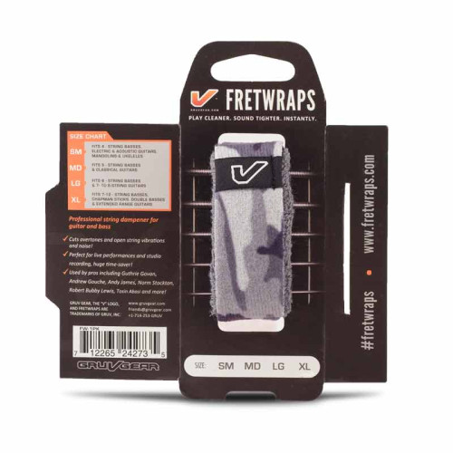 Gruv Gear FretWrap Camo (Gray-White) SM