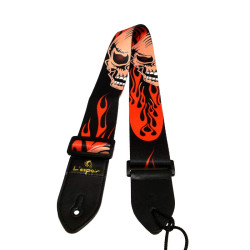 lespoir Skull Guitar Strap 02
