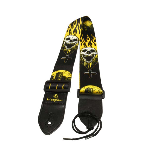 lespoir Skull Guitar Strap 04