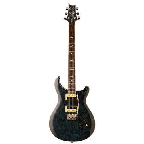 PRS SE Custom 24 Exotic Top Poplar Burl Whale Blue PRS SE Custom 24 Exotic Top Poplar Burl Whale Blue