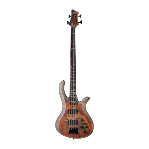 Schecter Riot 4 Bass Inferno Burst