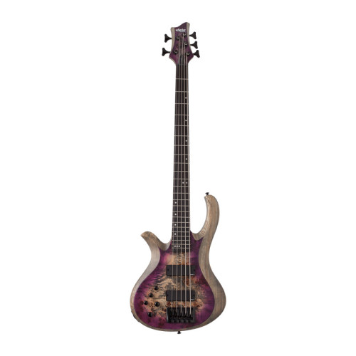 Schecter Riot 5 Bass LH Aurora Burst