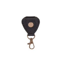 Shining Pickholder Keychain Full Black Grainy