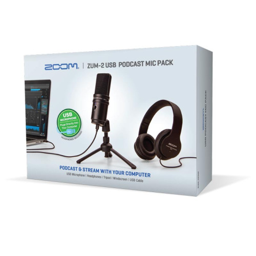 Zoom ZUM 2 Podcast Mic Pack