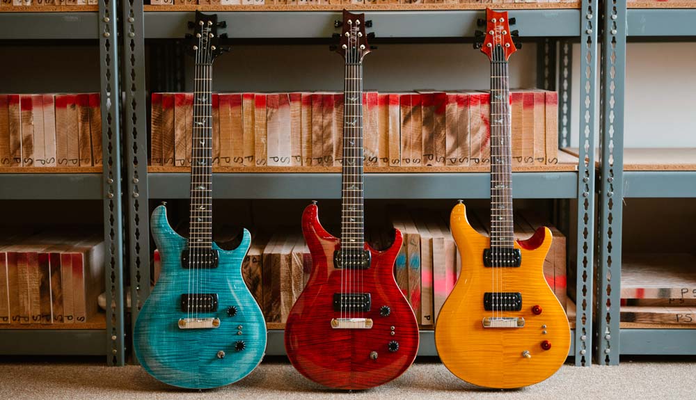 prs-se-pauls-guitar-amber گیتار الکتریک پی آر اس PRS SE Pauls Guitar Aqua