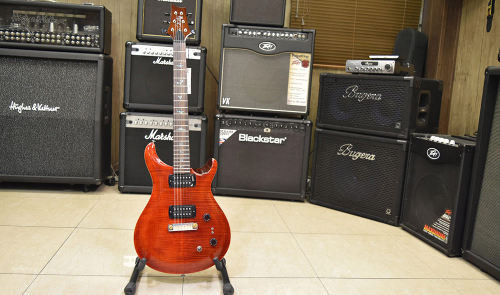 prs-se-pauls-guitar-fire-red گیتار الکتریک پی آر اس PRS SE Pauls Guitar Fire Red