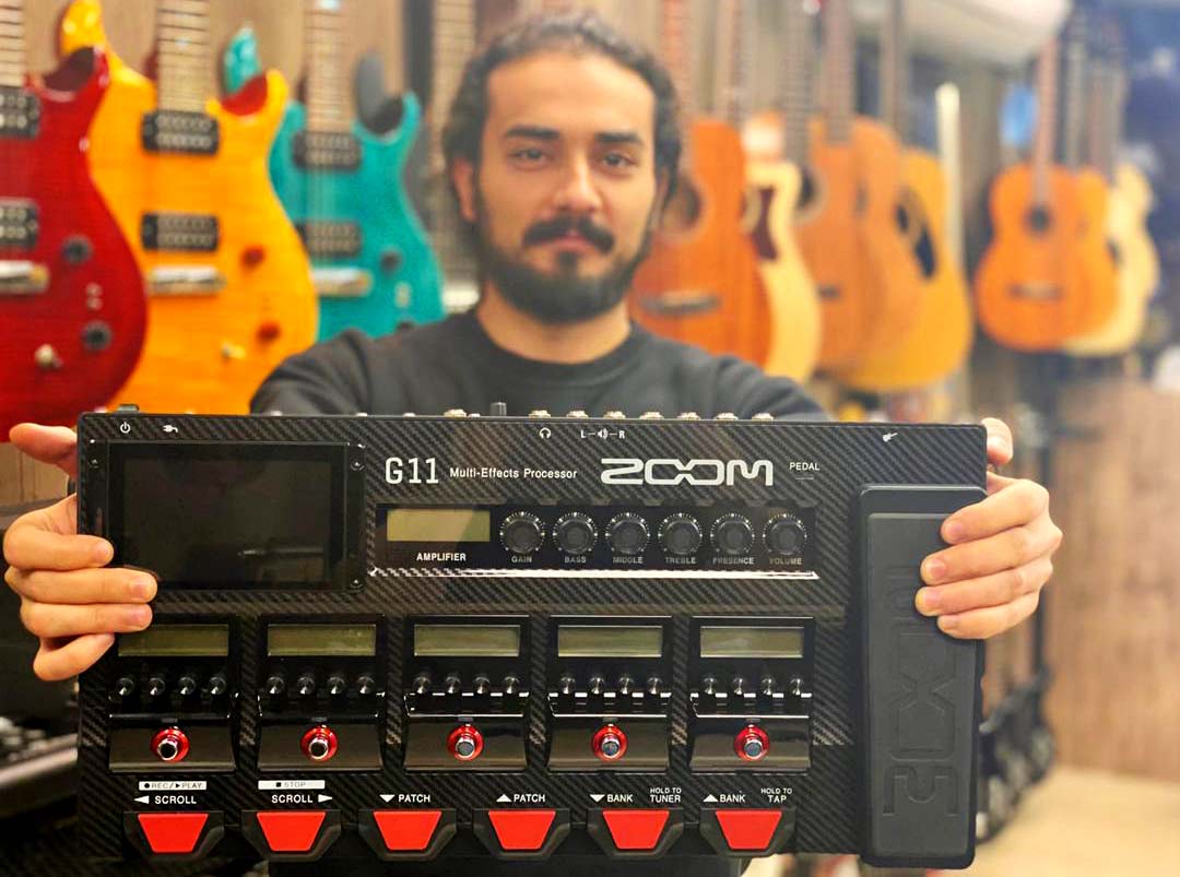 zoom-g11 افکت گیتار الکتریک زوم ZOOM G11