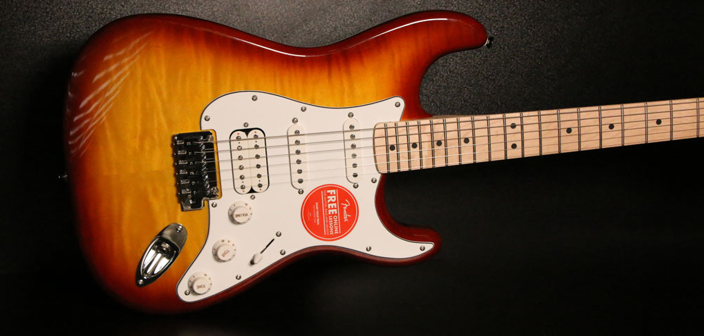 squier-affinity-strat-fmt-hss-mn-ssb گیتار الکتریک فندر اسکوایر Squier Affinity Strat FMT HSS MN SSB