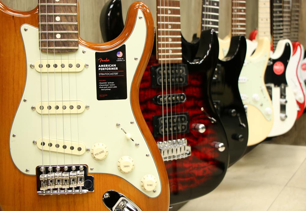 fender-american-performer-strat-honey-burst گیتار الکتریک فندر Fender American Performer Strat Honey Burst
