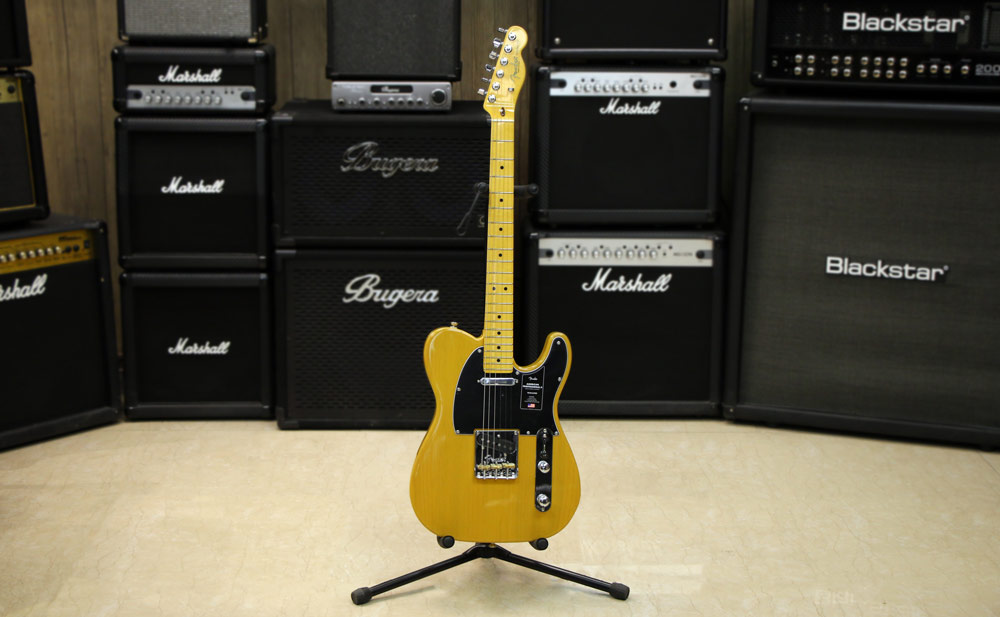 fender-american-professional-ii-tele-mn-btb گیتار الکتریک فندر Fender American Professional II Tele MN BTB