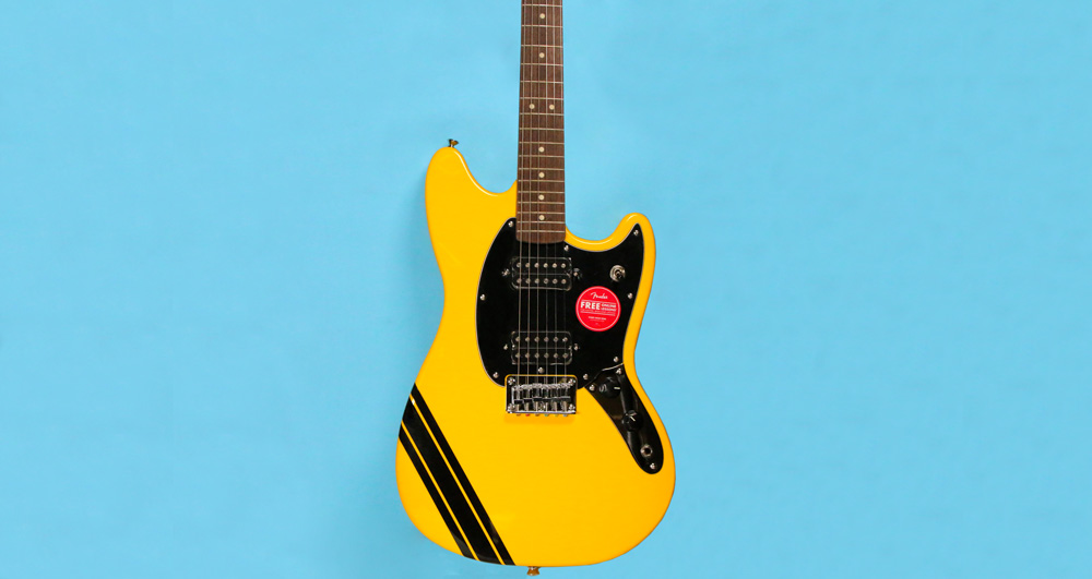 squier-fsr-bullet-competition-mustang-hh-gfy قیمت خرید گیتار فندر اسکوایر Squier FSR Bullet Competition Mustang HH GFY