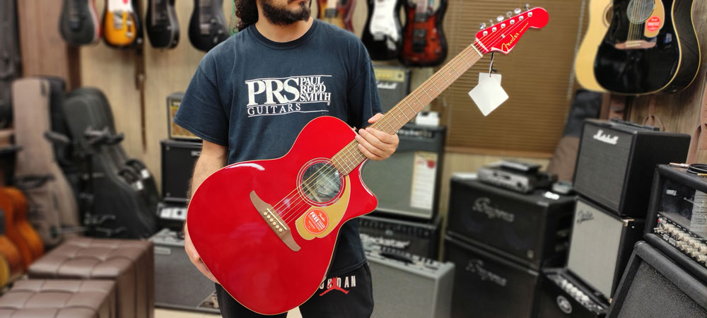 گیتار آکوستیک فندر Fender Newporter Player CAR