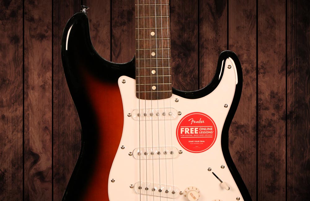 fender-squier-bullet-strat-sunburst گیتار الکتریک فندر اسکوایر Fender Squier Bullet Strat Sunburst