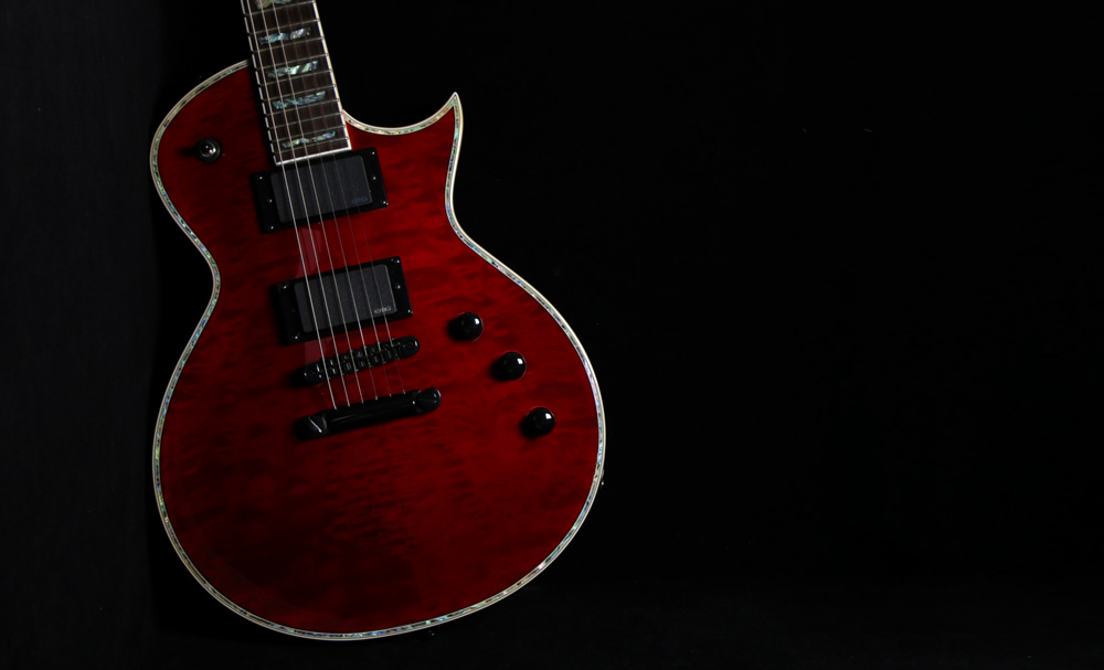 ltd-ec1000-see-thru-black-cherry گیتار الکتریک ال تی دی LTD EC1000 See Thru Black Cherry