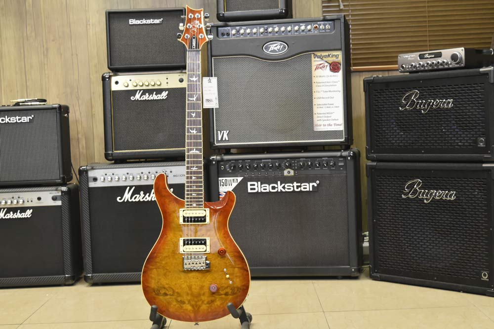prs-se-custom-24-burled-ash-vsb گیتار الکتریک پی آر اس PRS SE Custom 24 Burled Ash VSB