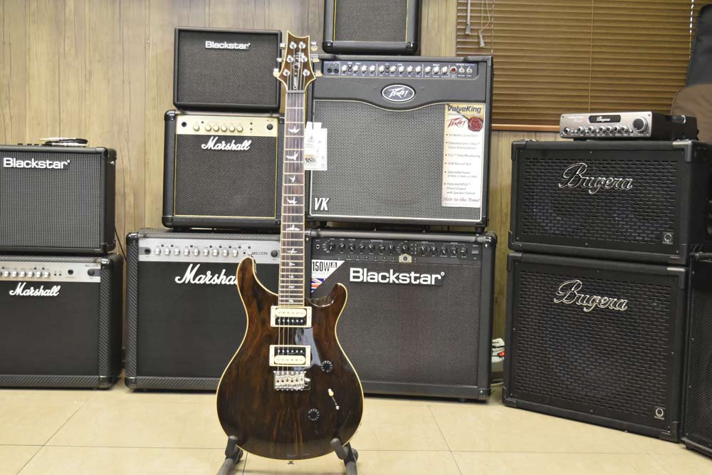 prs-se-custom-24-exotic-top-ziricote گیتار الکتریک پی آر اس PRS SE Custom 24 Exotic Top Ziricote