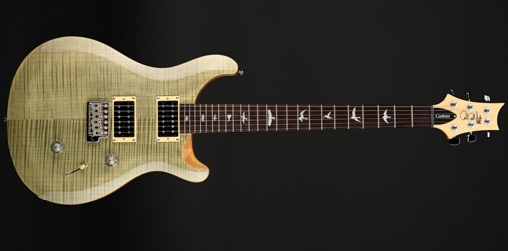 prs-se-custom-24-trampas-green گیتار الکتریک پی آر اس PRS SE Custom 24 Trampas Green