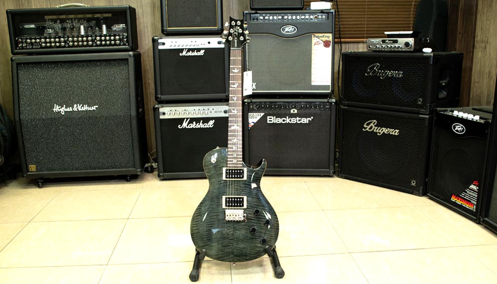 se-mark-tremonti-custom-gray-black گیتار الکتریک پی آر اس PRS SE Mark Tremonti Gray Black