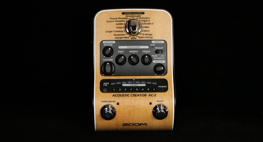 zoom-ac2 افکت گیتار آکوستیک زوم Zoom AC2
