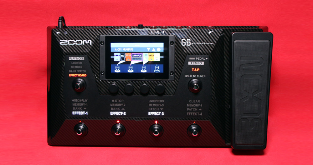 zoom-g6 افکت گیتار الکتریک زوم ZOOM G6